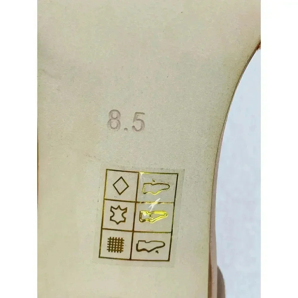 Jeffrey Campbell Zivote slingback pump heels size 8.5 embellished - Picture 7 of 11